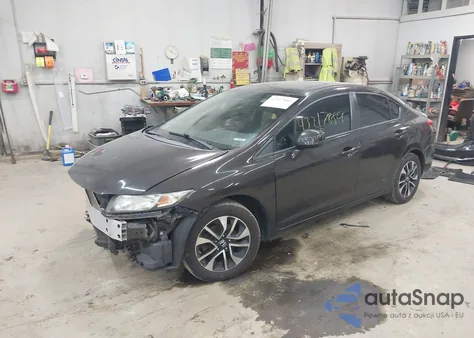 2013 Honda Civic Ex из США, поврежденный, VIN 19XFB2F80DE050990